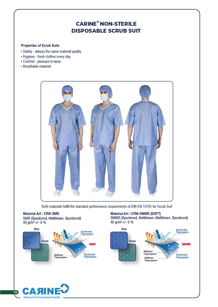 CARINE - STERILE SURGICAL PACK SYSTEMS CATALOGUE-138