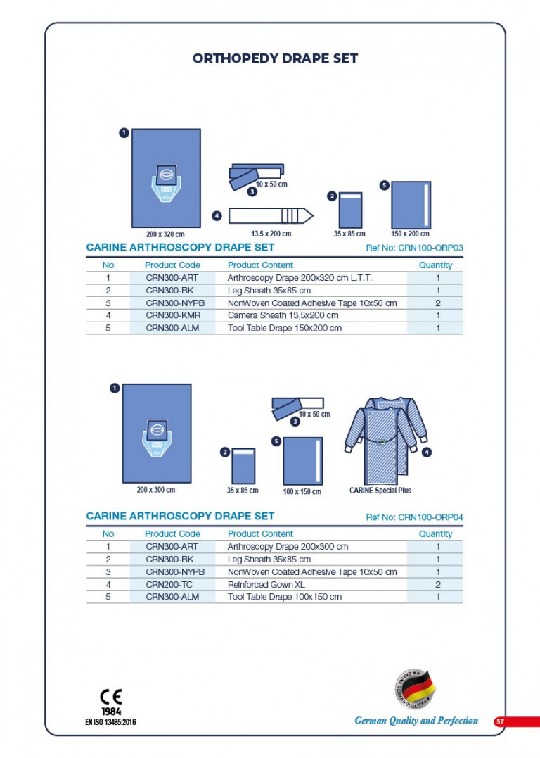 CARINE - STERILE SURGICAL PACK SYSTEMS CATALOGUE-59